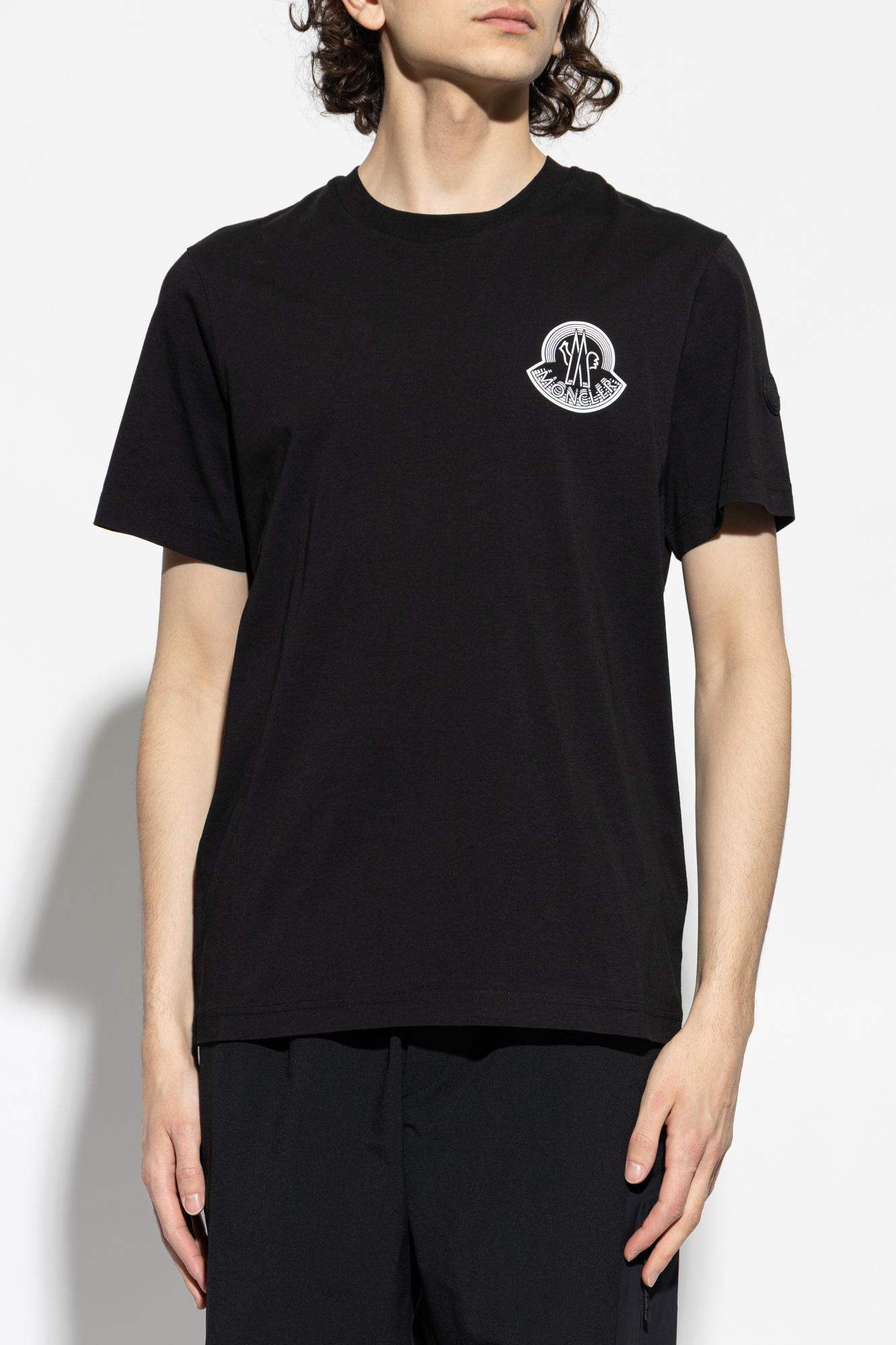 Moncler T-shirt with printed logo | Men's | Vitkac